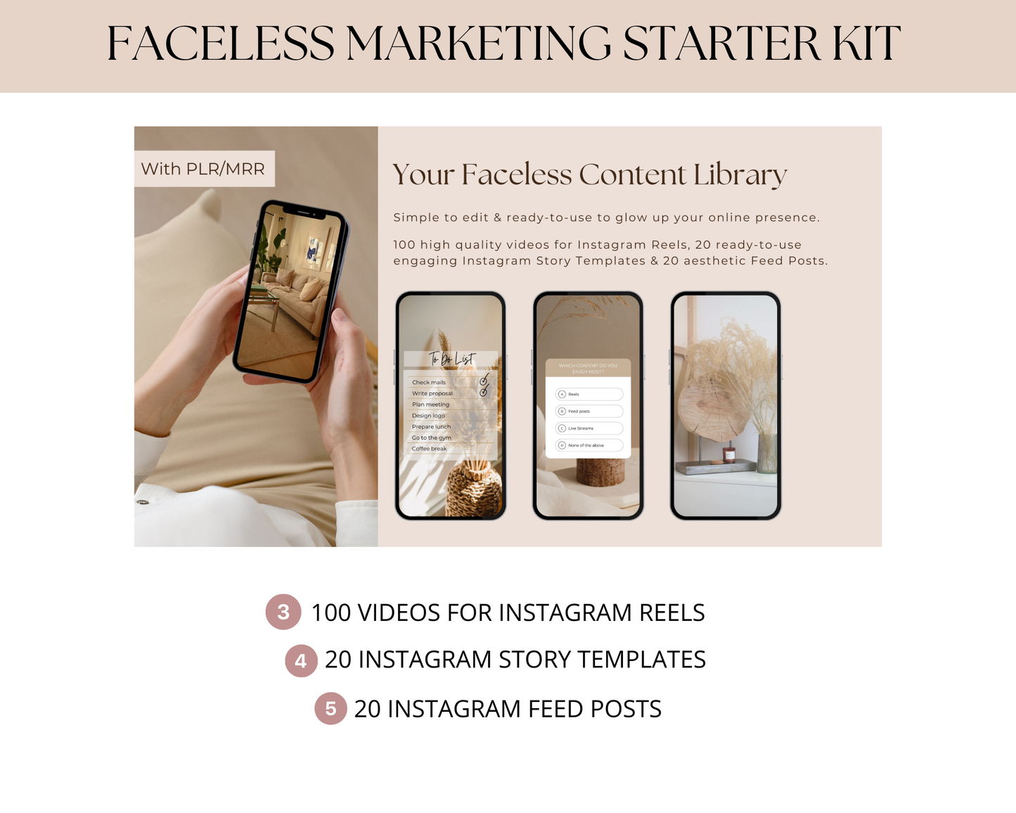 Faceless Digital Marketing Starter Kit for Travel Creators