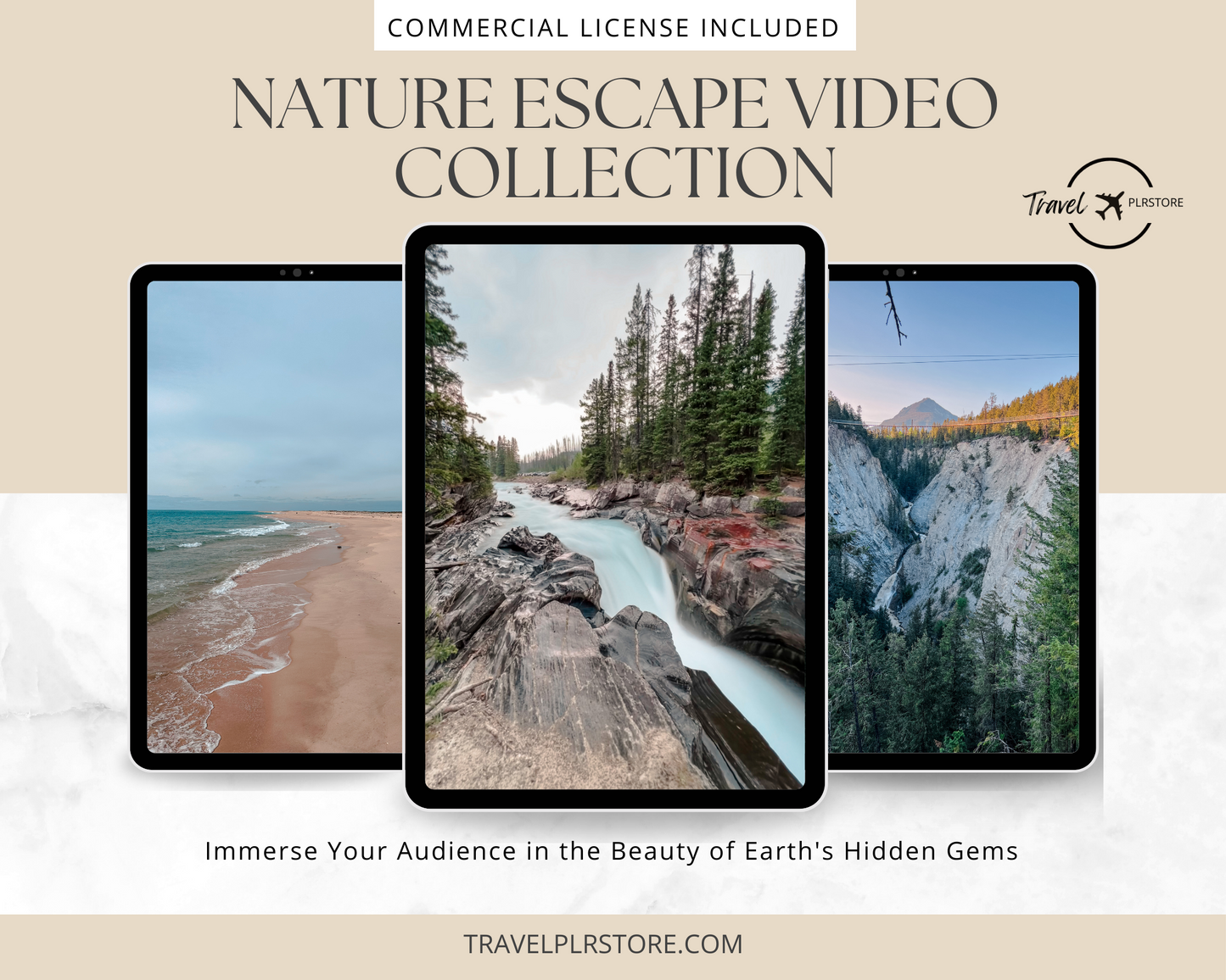 Nature's Escape: Travel & Nature Vertical Video Collection