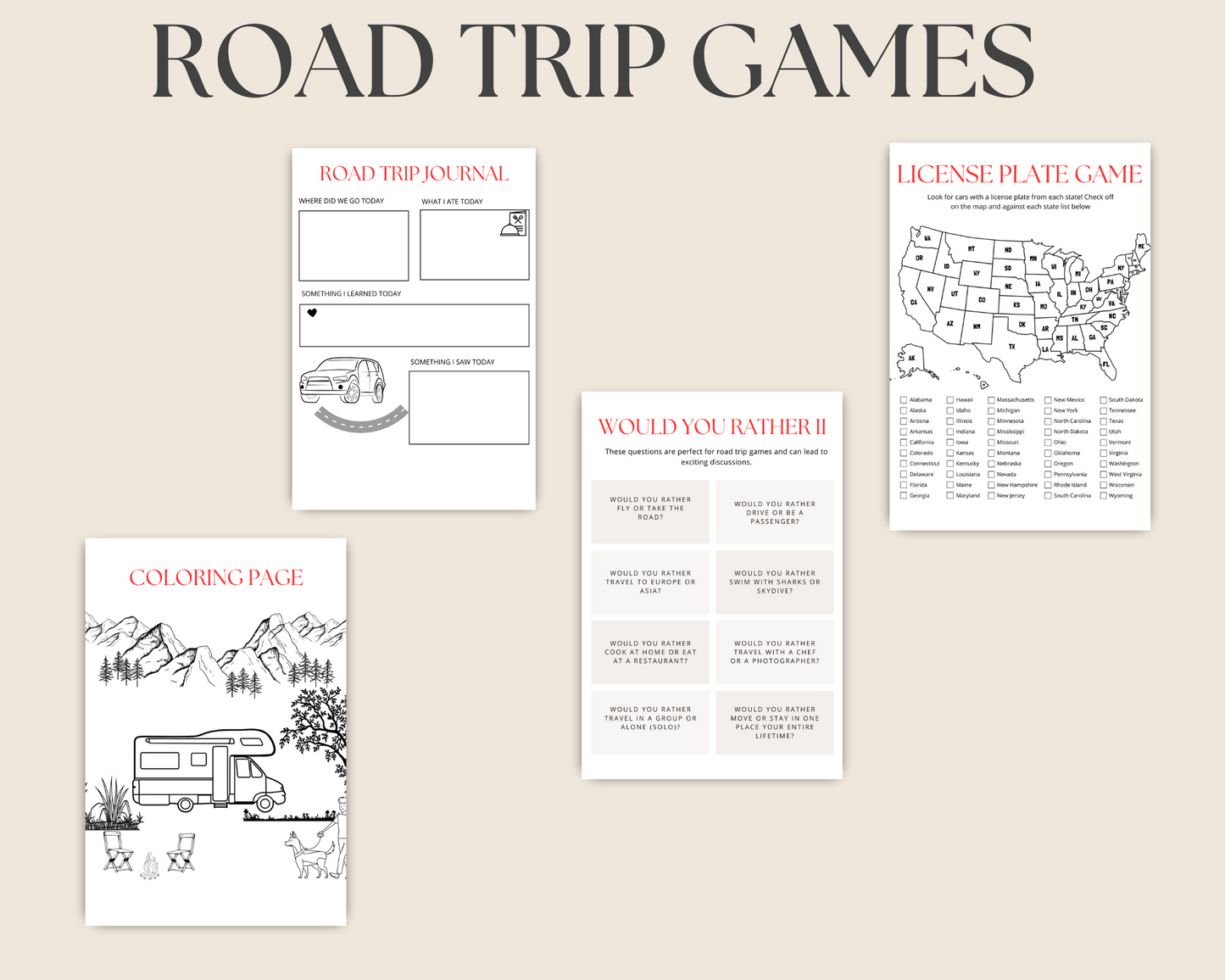 Ultimate Road Trip Games Collection