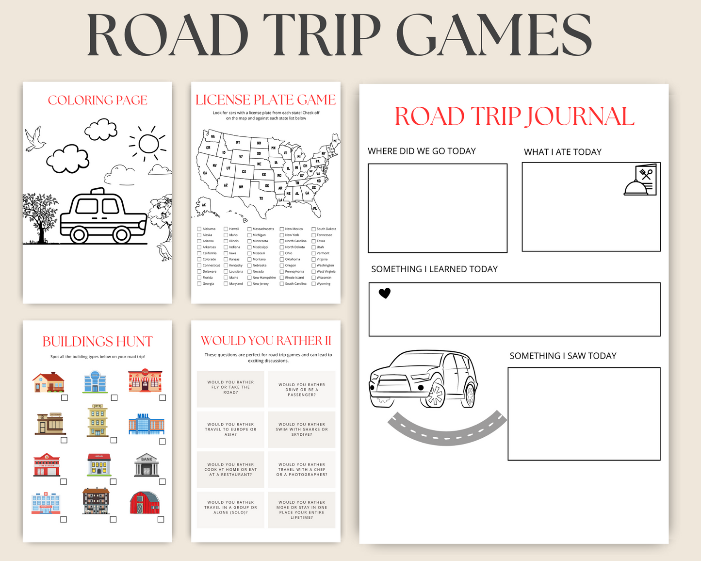 Ultimate Road Trip Games Collection