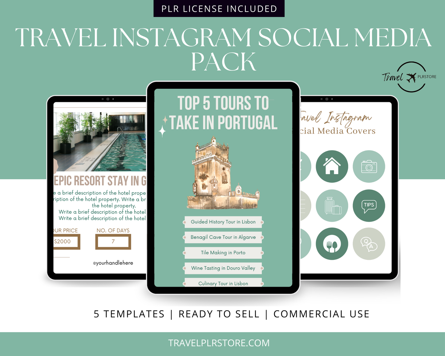 Social Media Pack for Travel Creators