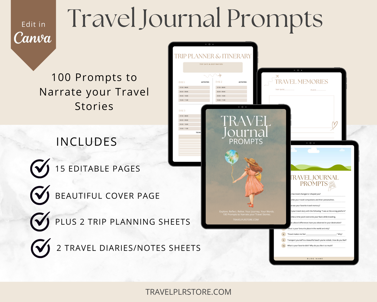 Travel Journal Prompts