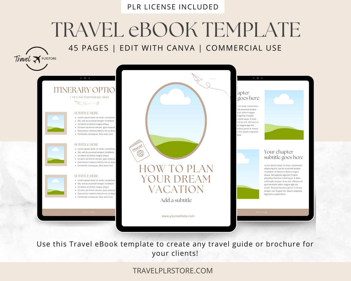 Travel eBook Template