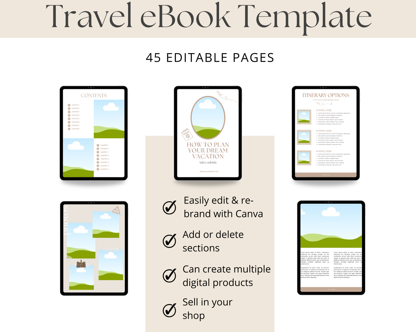 Travel eBook Template