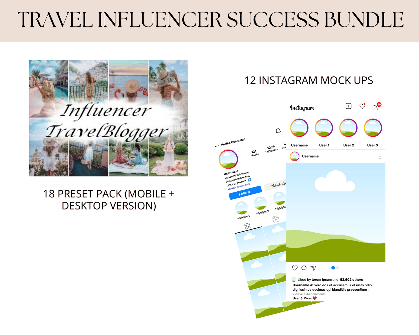 Travel Influencer Success Bundle