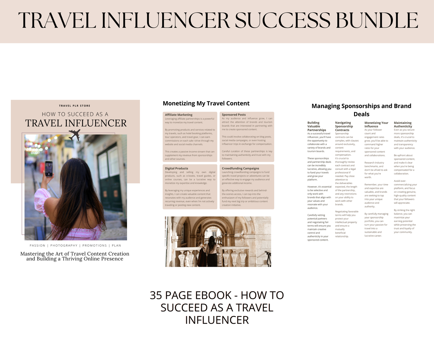 Travel Influencer Success Bundle