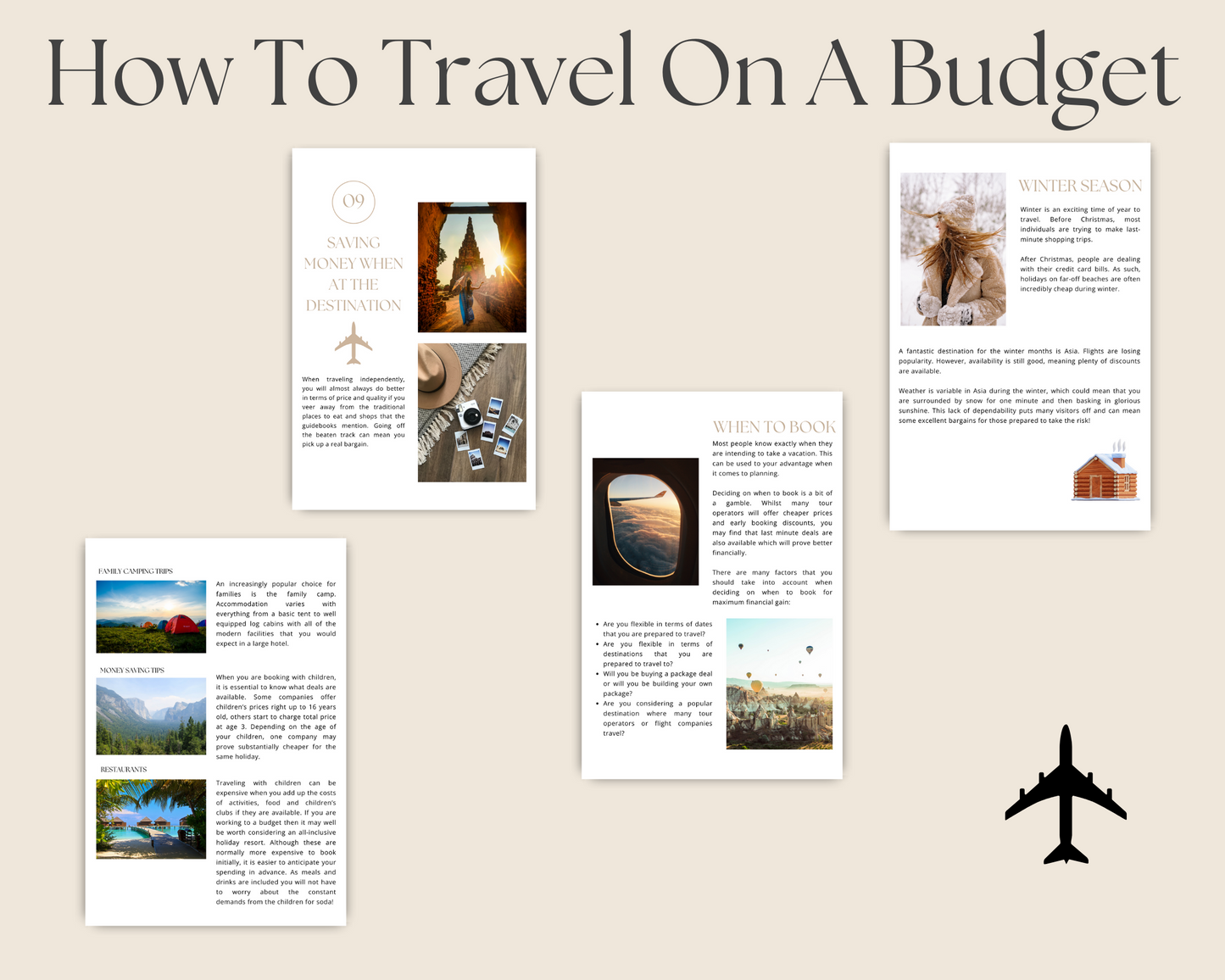 How to Travel On a Budget eBook