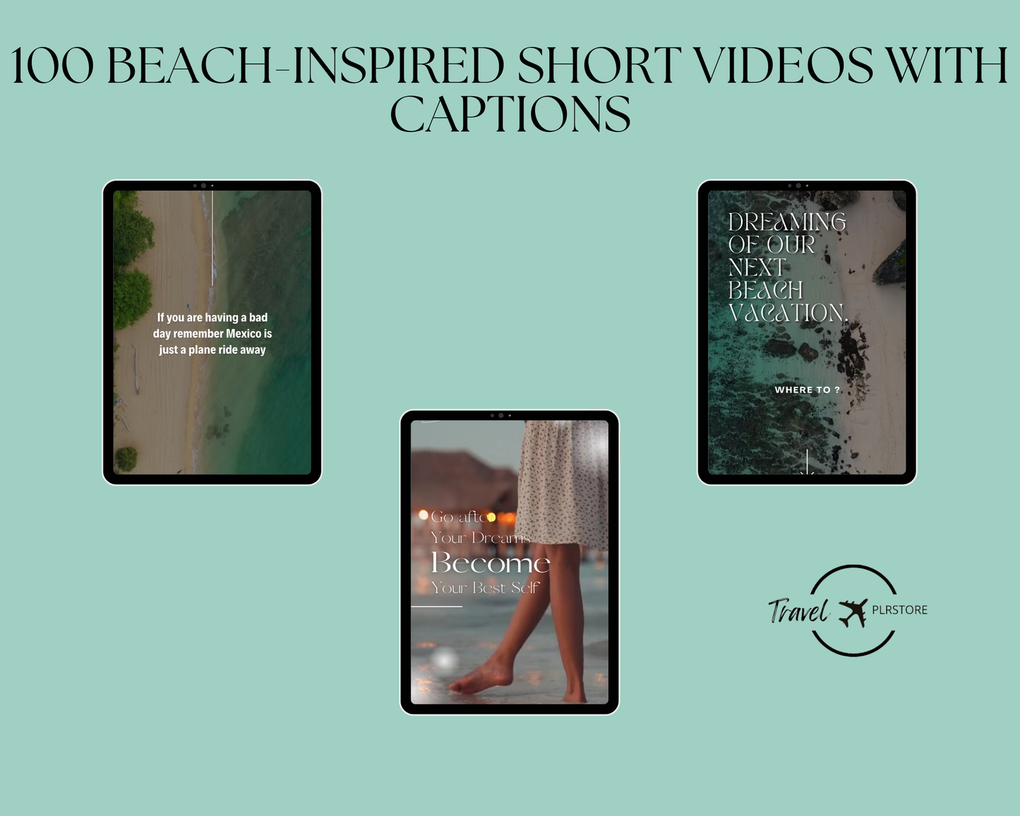 100 Beach-Inspired Short Videos With Captions