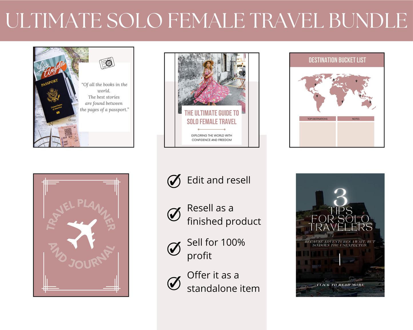 Ultimate Solo Female Travel Bundle