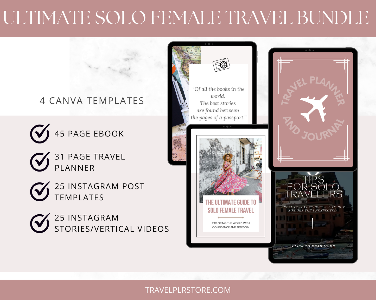 Ultimate Solo Female Travel Bundle